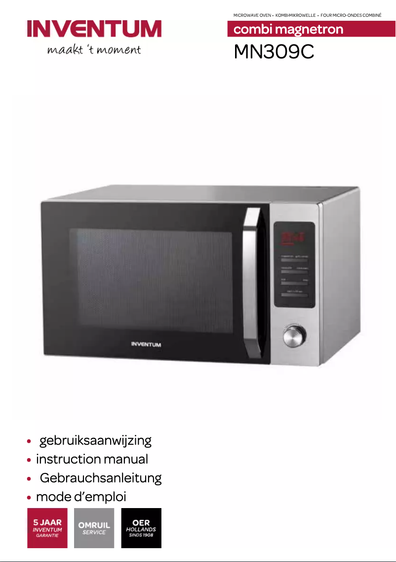 Page 1 de la notice Manuel utilisateur Inventum MN309C