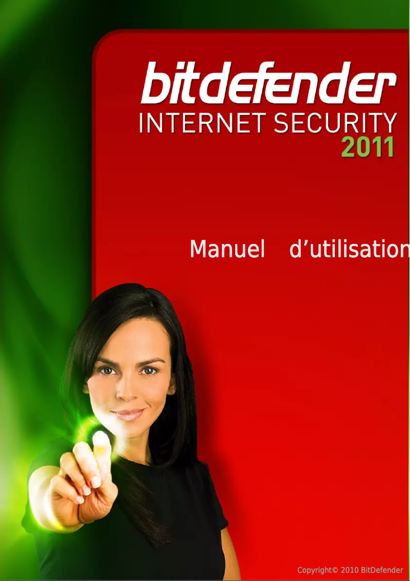 Page 1 de la notice Manuel utilisateur Bitdefender Internet Security 2011