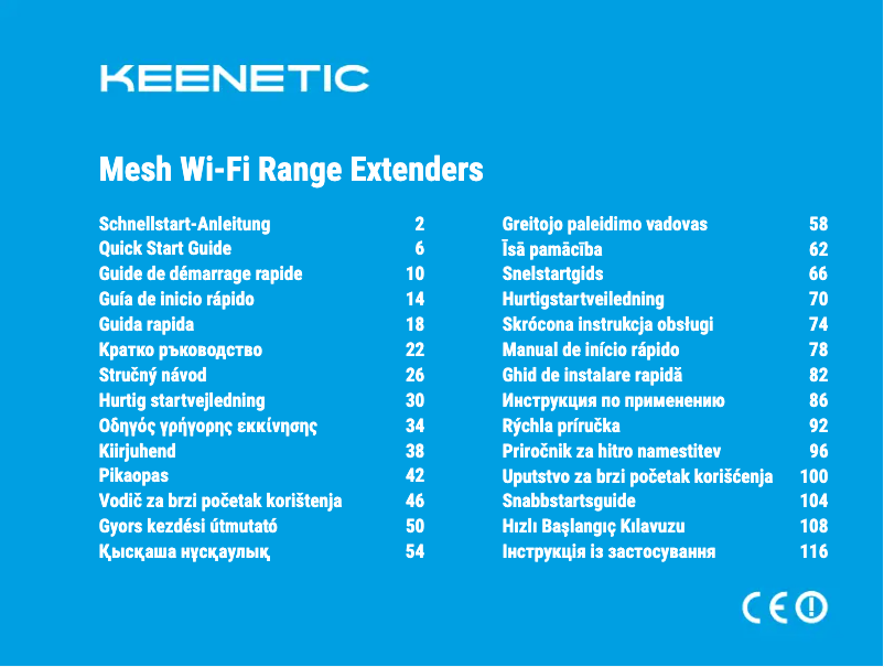 Página 1 del manual Manual de usuario Keenetic Buddy 6 KN-3411