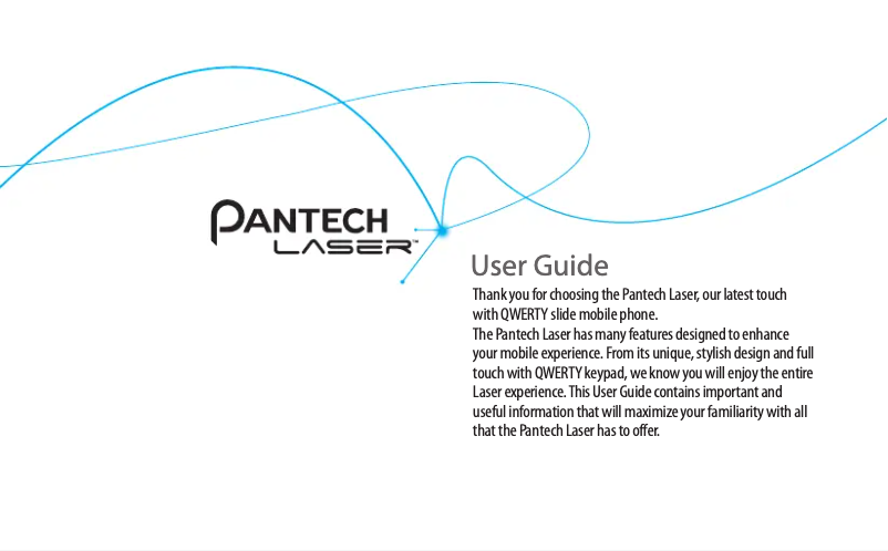 Página 1 del manual Manual de usuario Pantech Laser