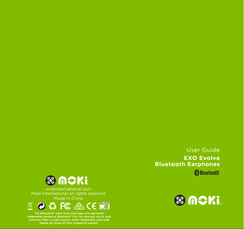 Página 1 del manual Manual de usuario Moki EXO Evolve