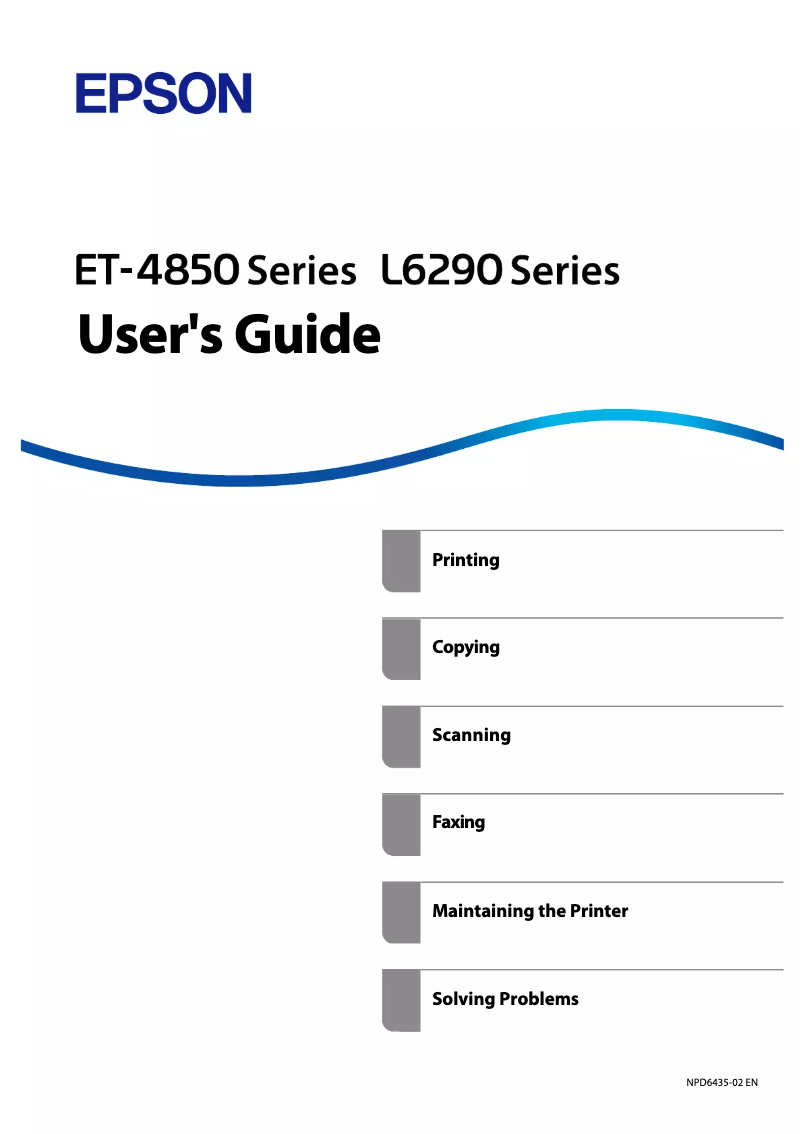 Página 1 del manual Manual de usuario Epson EcoTank L6298