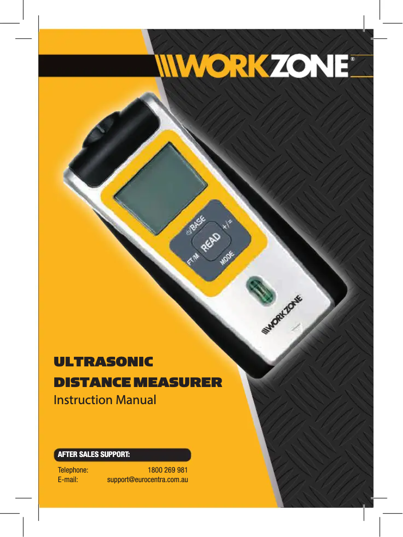 Page 1 de la notice Manuel utilisateur Workzone GT-UDM-02