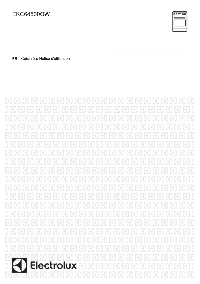 Page 1 de la notice Manuel utilisateur Electrolux EKC64500OW