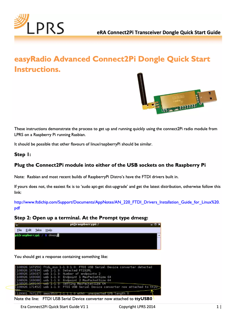 Page 1 de la notice Manuel utilisateur Raspberry Pi 7996945