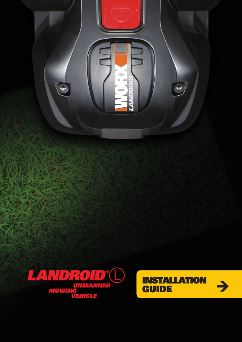 Page 1 de la notice Manuel utilisateur Worx Landroid WG793E