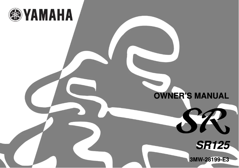 Page 1 de la notice Manuel utilisateur Yamaha SR125