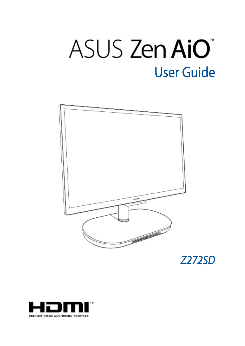Página 1 del manual Manual de usuario Asus All-in-One Z272SDT-BA114T