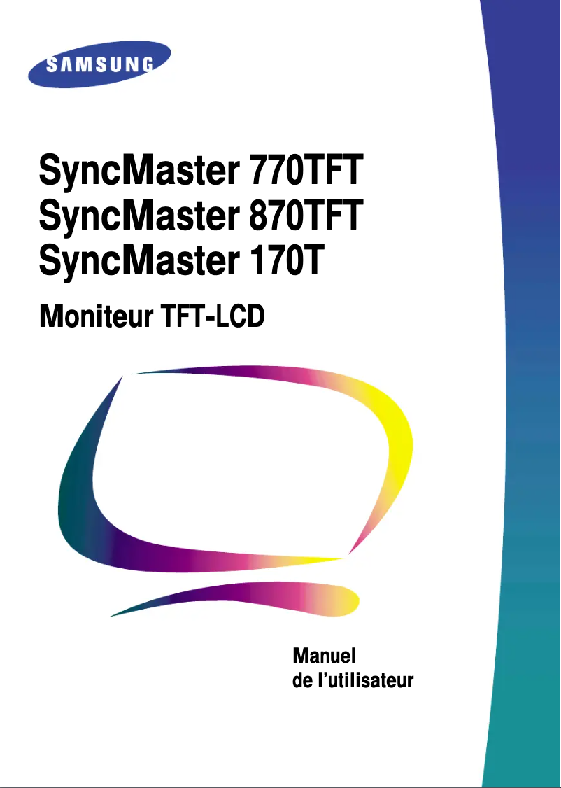 Página 1 del manual Manual de usuario Samsung 770TFT