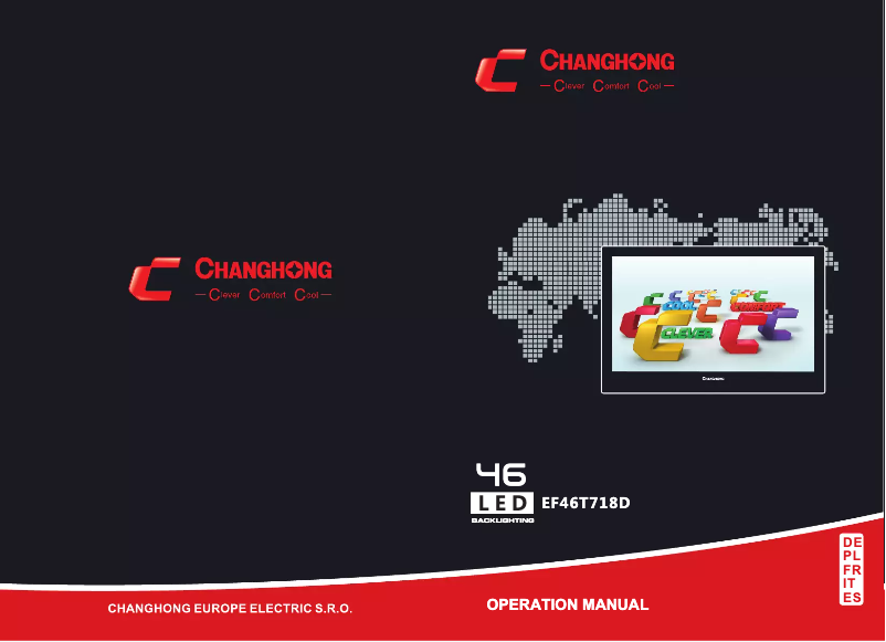 Page 1 de la notice Manuel utilisateur Changhong EF46T718D