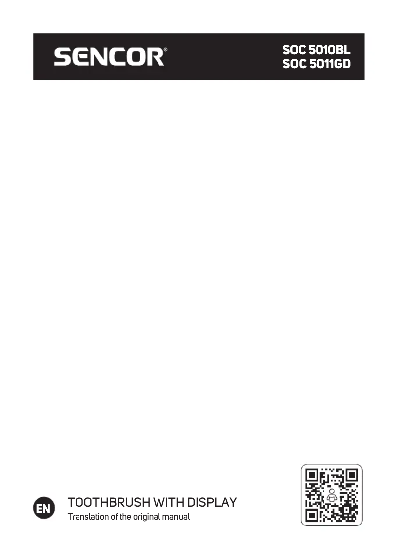 Page 1 de la notice Manuel utilisateur Sencor SOC 5010BL