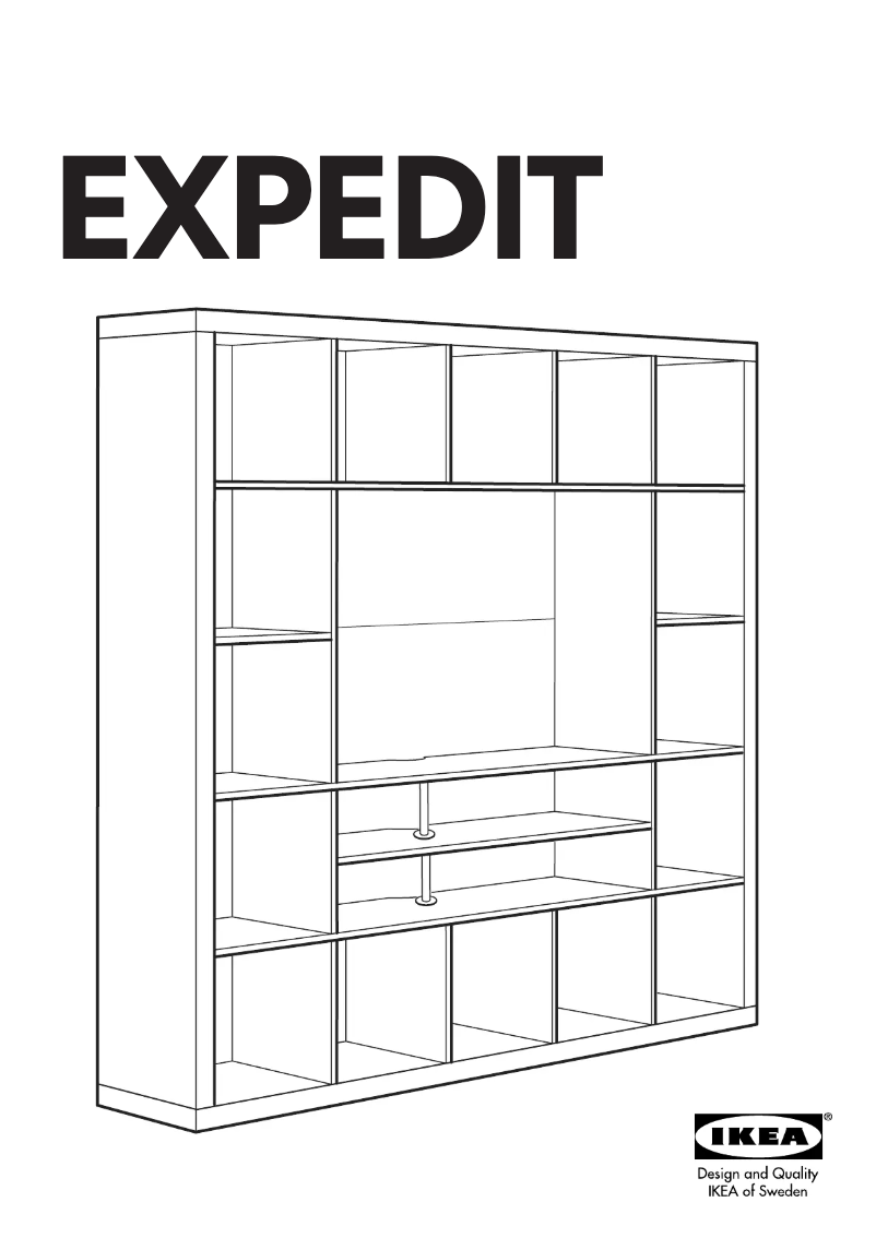 Page 1 de la notice Manuel utilisateur Ikea EXPEDIT