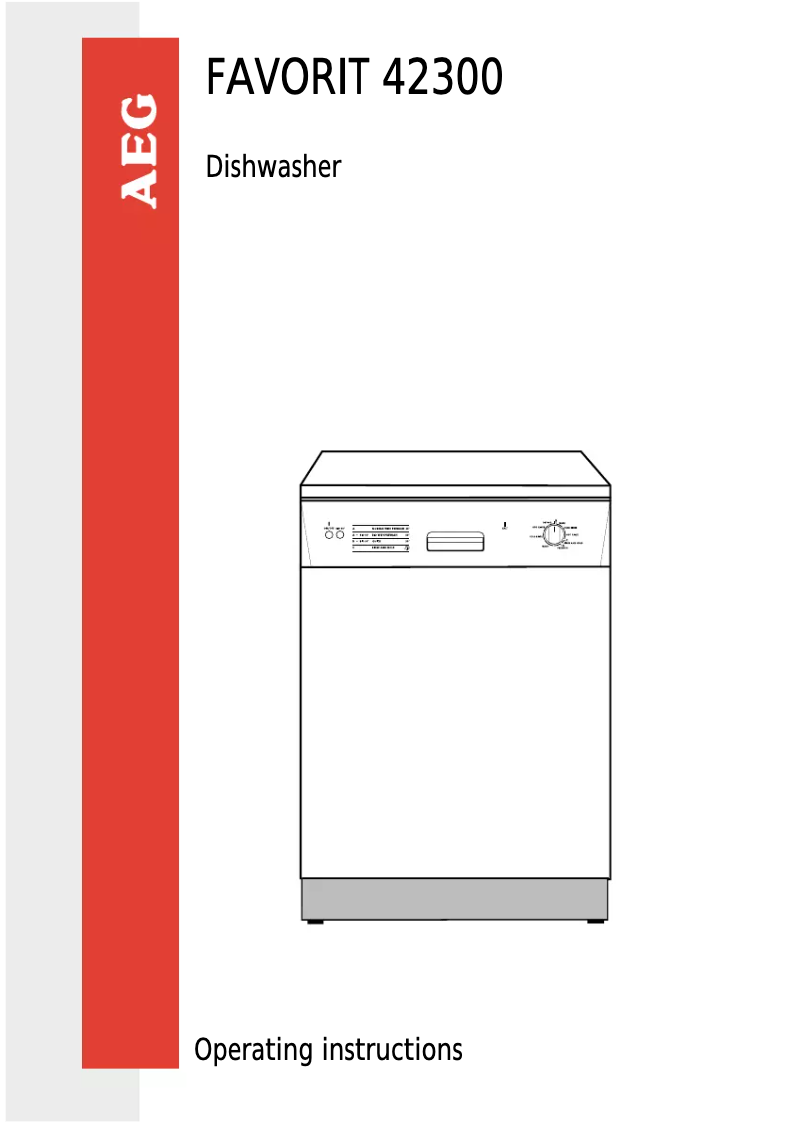 Page 1 de la notice Manuel utilisateur AEG Favorit 42300