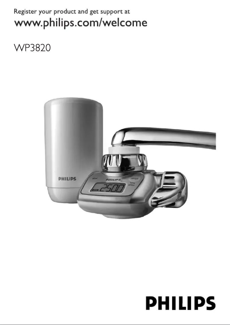 Página 1 del manual Manual de usuario Philips Pure water UV WP3820