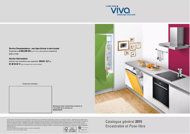 Page 1 de la notice Manuel utilisateur Viva VVH33C4561