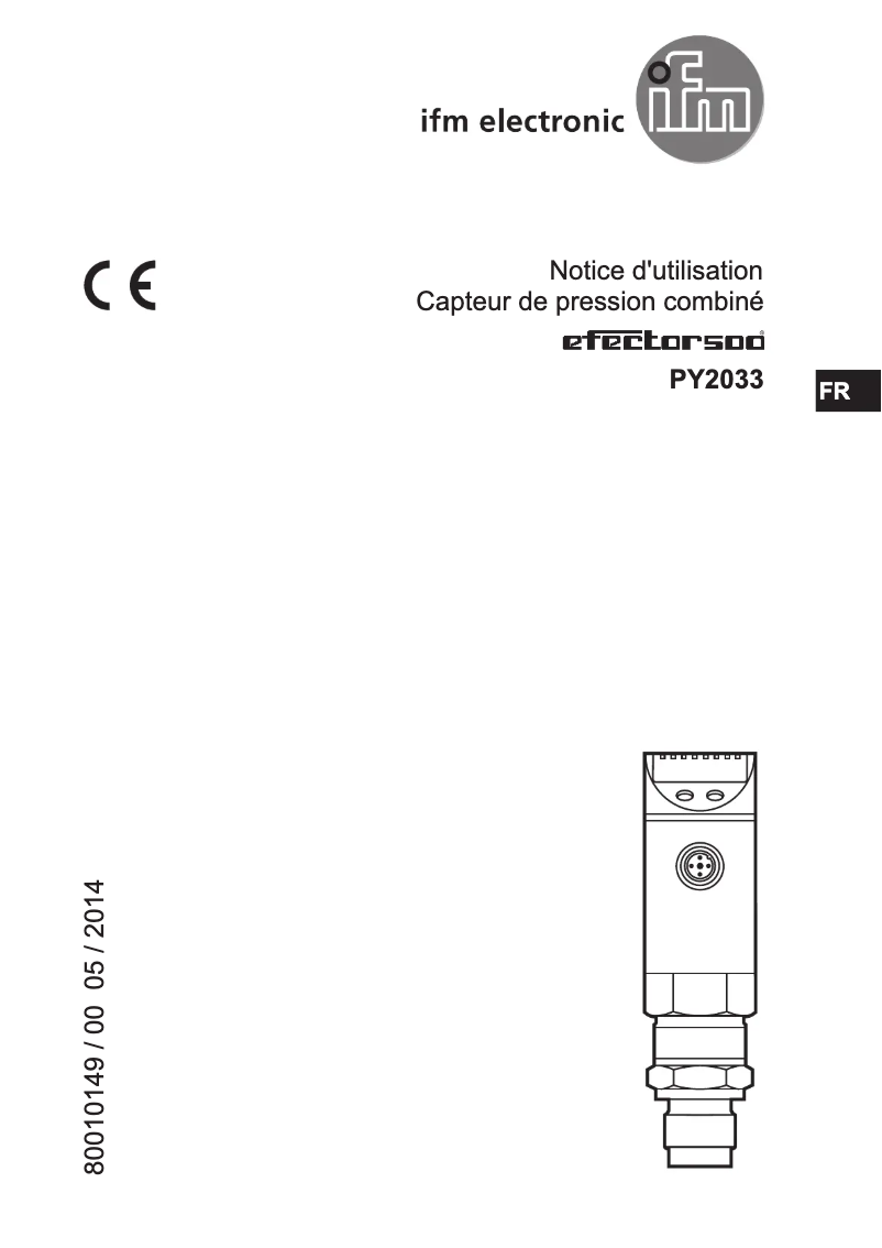 Página 1 del manual Manual de usuario IFM PY2033