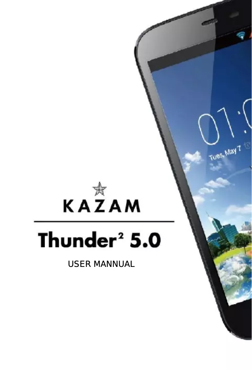 Page 1 de la notice Manuel utilisateur Kazam Thunder2 5.0