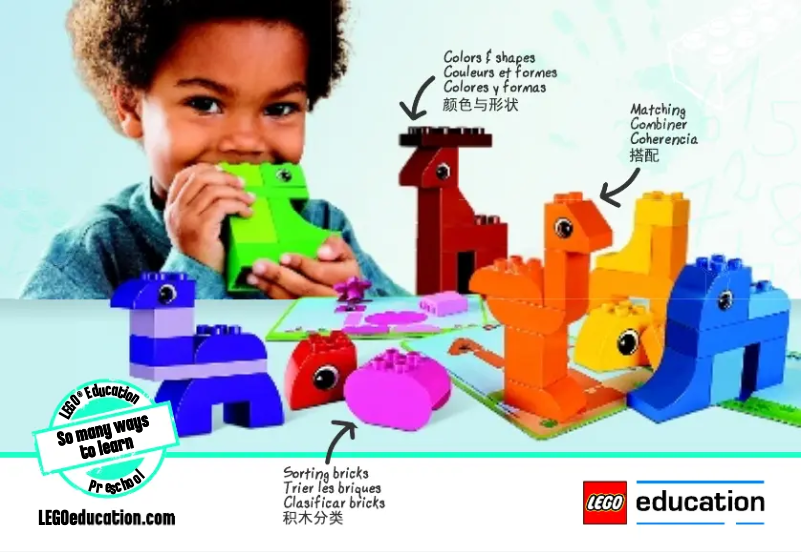 Page 1 de la notice Manuel utilisateur Lego Education 45010
