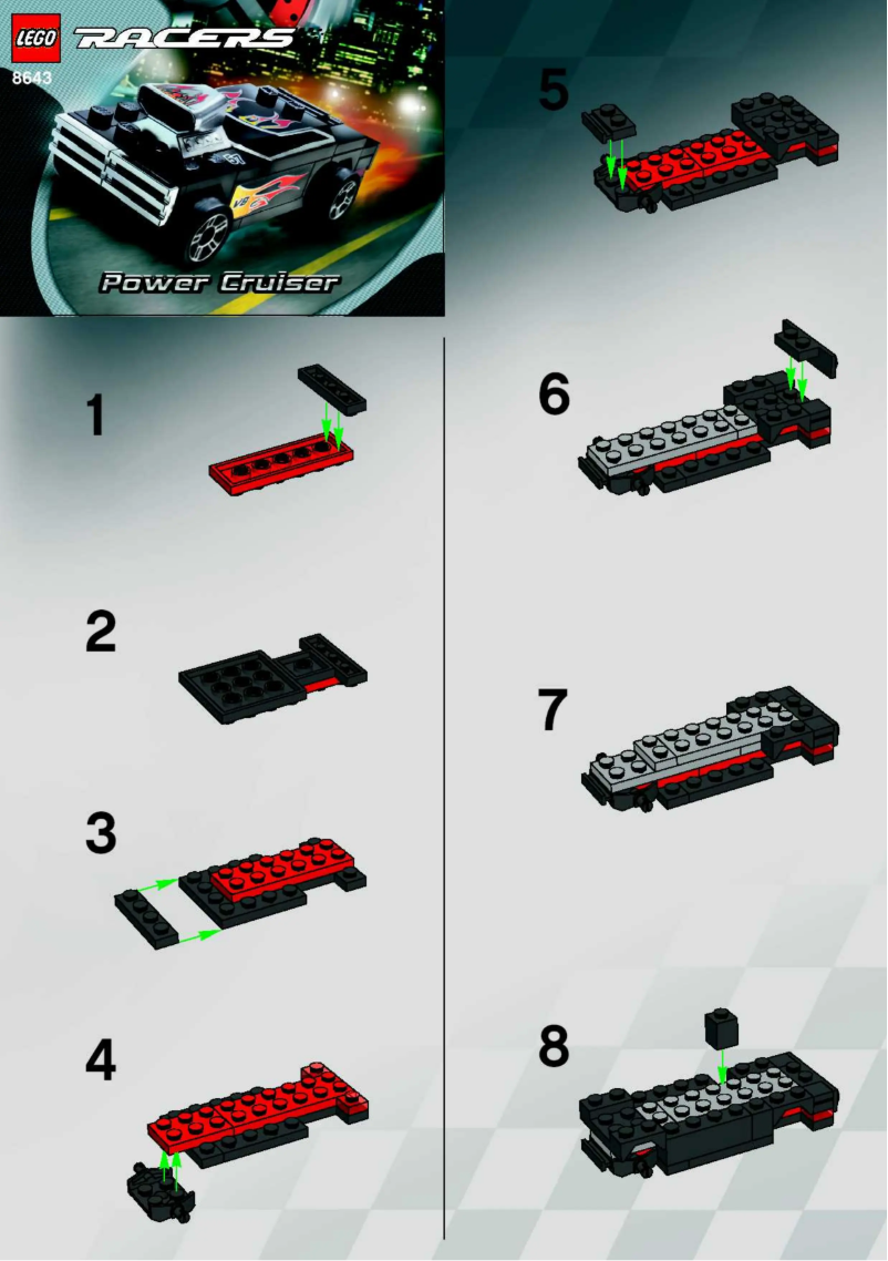 Page 1 de la notice Manuel utilisateur Lego Power Cruiser