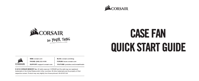 Página 1 del manual Manual de usuario Corsair iCUE ML140