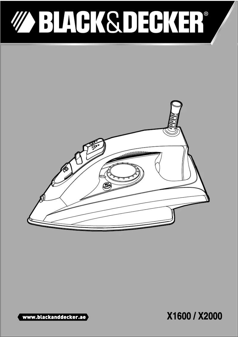 Página 1 del manual Manual de usuario Black & Decker X1600
