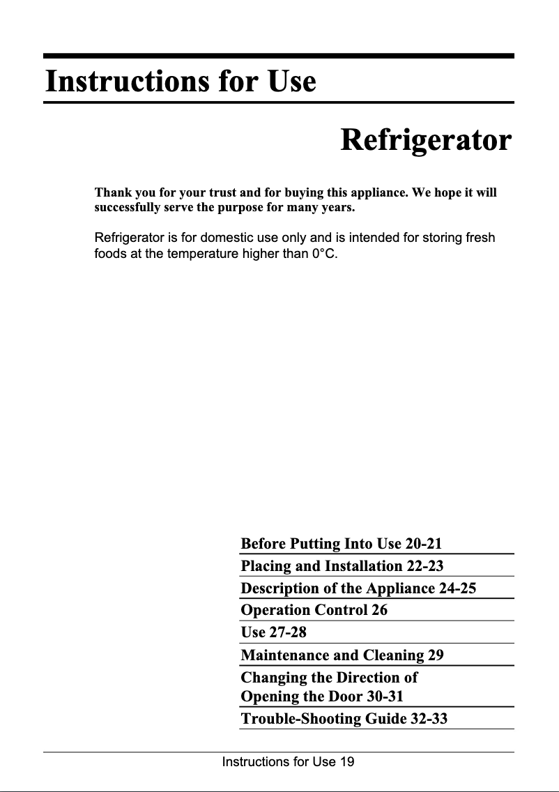 Page 1 de la notice Manuel utilisateur Gorenje R2906LA