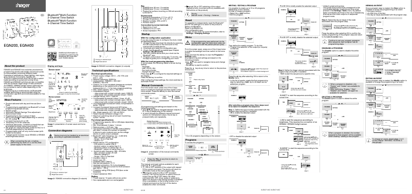 Page 1 de la notice Guide d'installation Hager EGN400