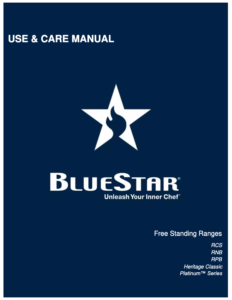 Página 1 del manual Manual de usuario BlueStar BSP366B