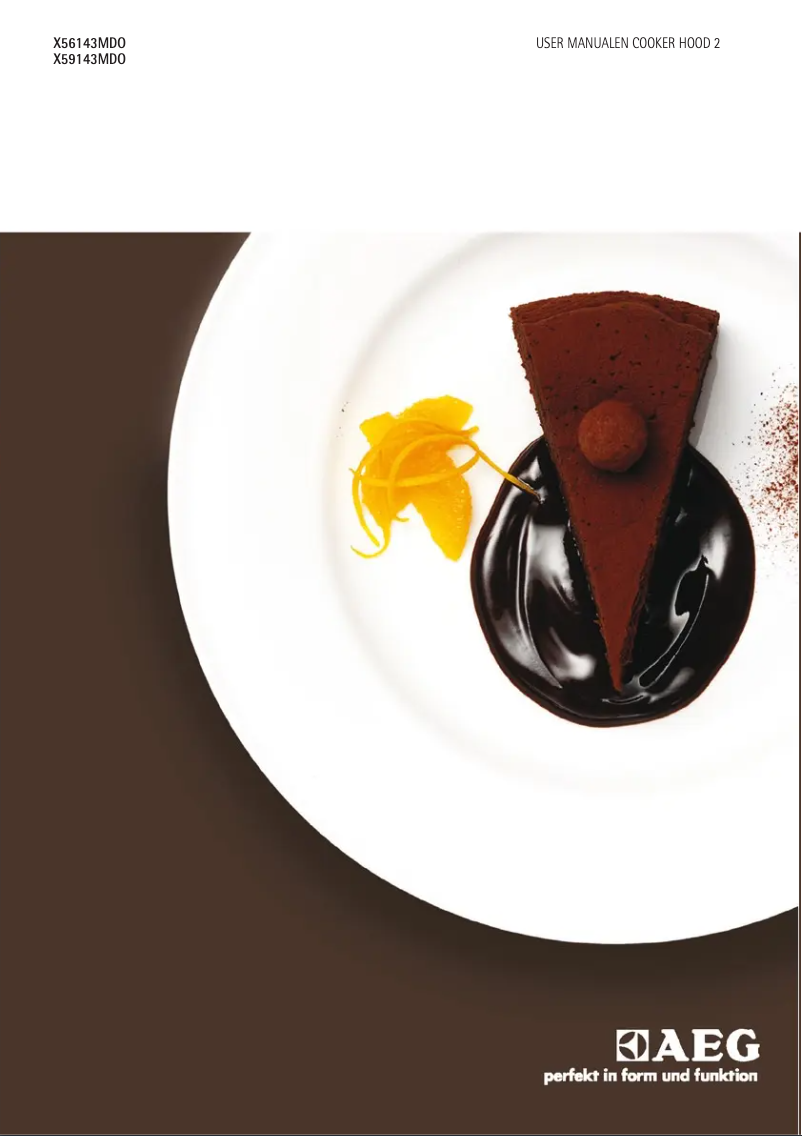 Page 1 de la notice Manuel utilisateur AEG X56143MD0