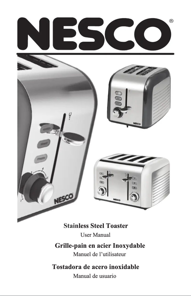 Page 1 de la notice Manuel utilisateur Nesco T1600-13