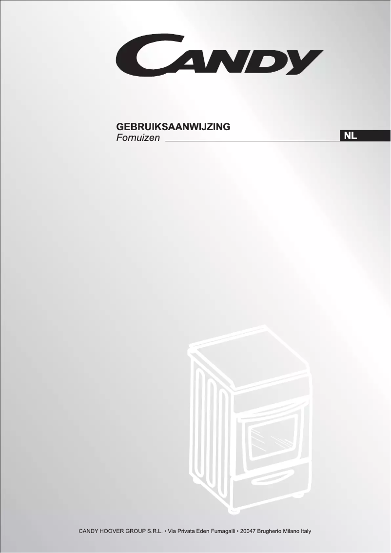 Page 1 of the manual User Manual Candy CI 110