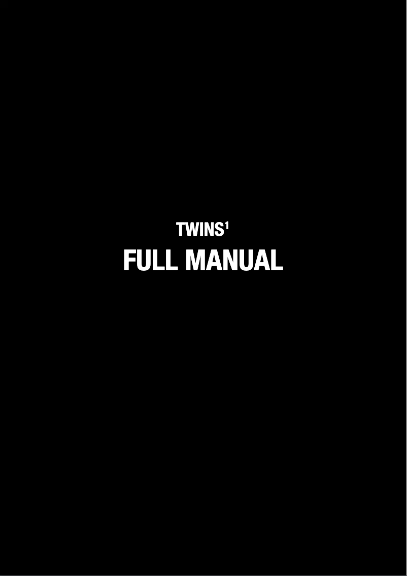 Página 1 del manual Manual de usuario Fresh 'n Rebel Twins 1