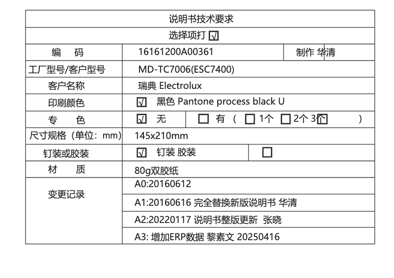 Página 1 del manual Manual de usuario Electrolux ESC7400