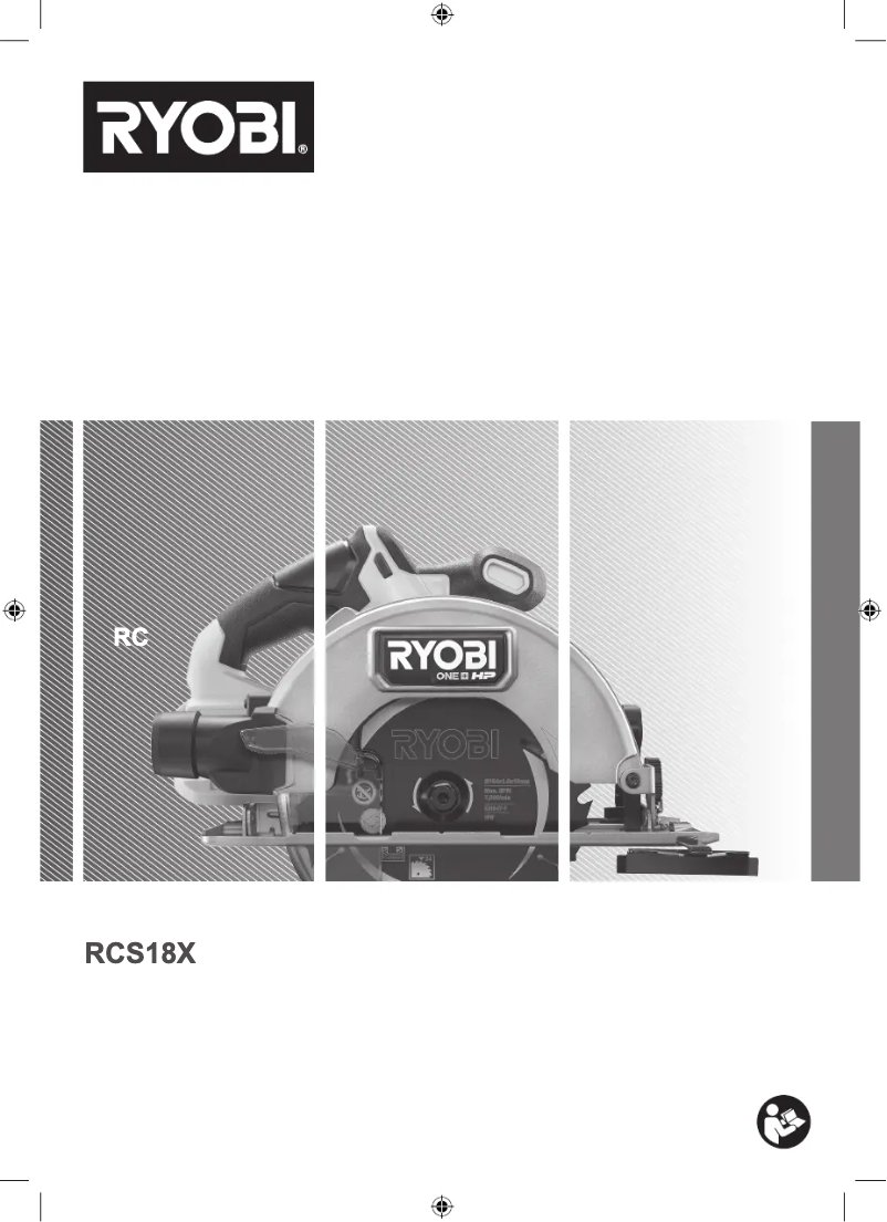 Page 1 de la notice Manuel utilisateur RYOBI 18V One+ RCS18X