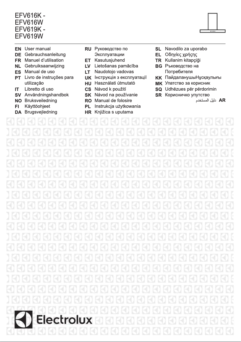 Página 1 del manual Manual de usuario Electrolux EFV616W
