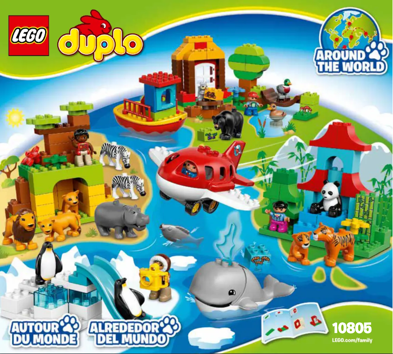 Page 1 de la notice Manuel utilisateur Lego Duplo 10805