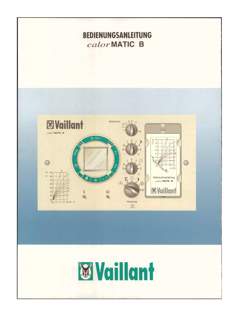 Página 1 del manual Manual de usuario Vaillant CalorMATIC B