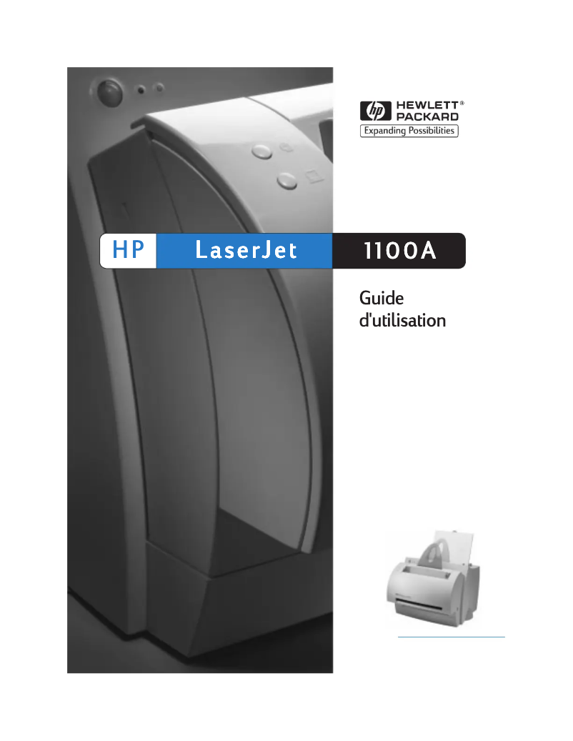 Page n°1 - Manuel utilisateur HP LaserJet 1100