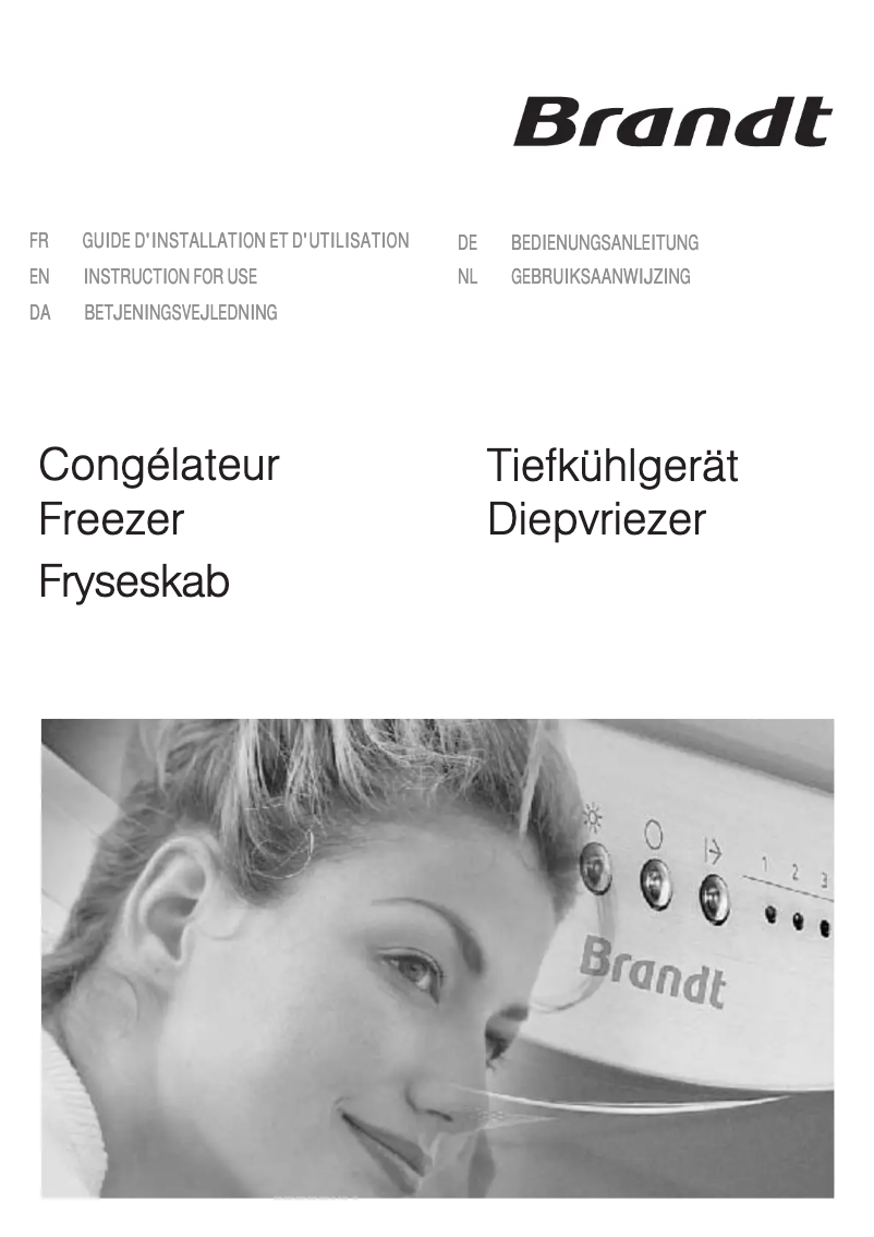 Page 1 de la notice Manuel utilisateur Brandt UM10600