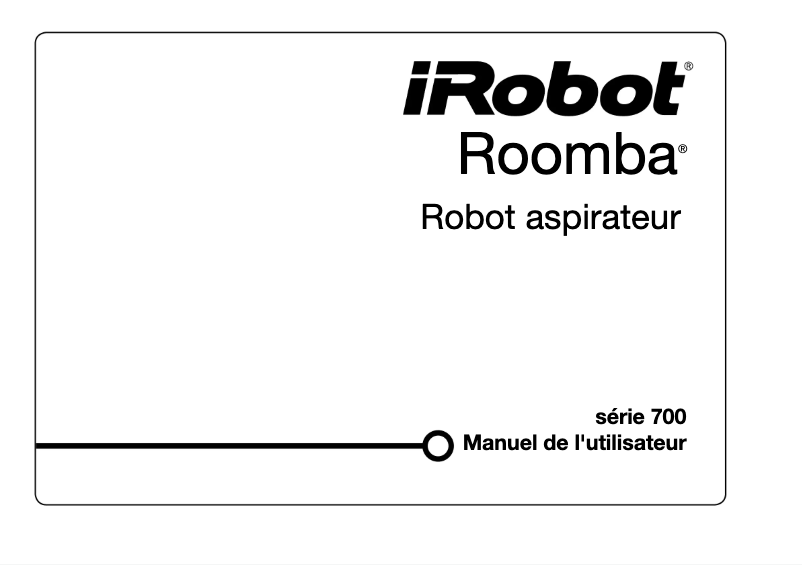 Página 1 del manual Manual de usuario iRobot Roomba 770
