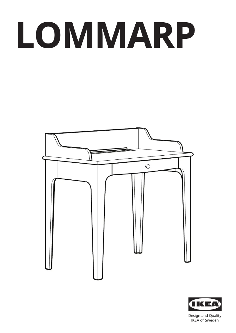 Page 1 de la notice Manuel utilisateur Ikea LOMMARP 904.428.24