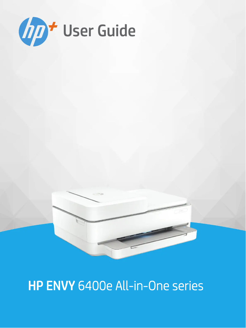 Page n°1 - Manuel utilisateur HP ENVY 6400e