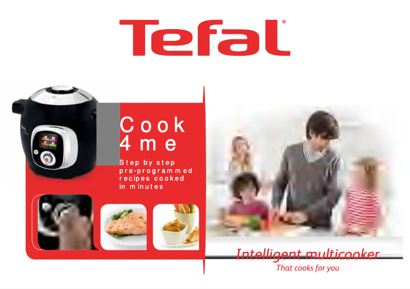 Page 1 of the manual User Manual Tefal Cook4Me CY7018
