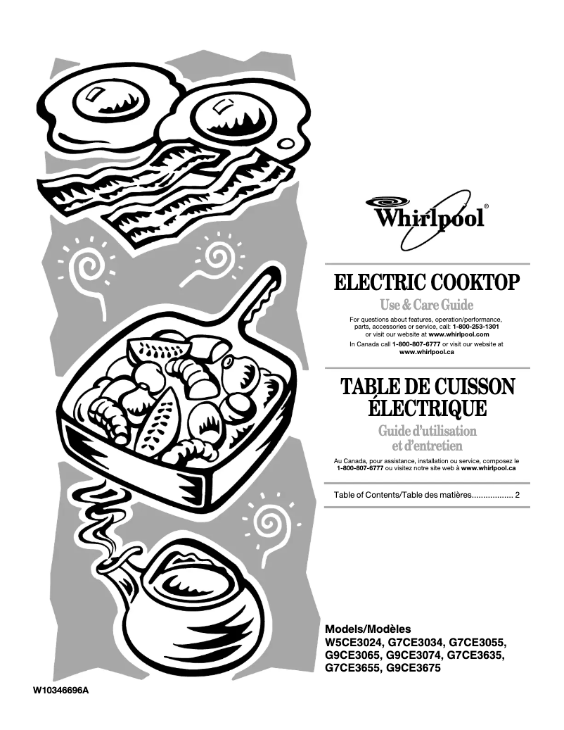 Página 1 del manual Manual de usuario Whirlpool G7CE3655