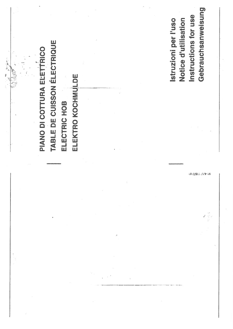 Página 1 del manual Manual de usuario Smeg S135NEEBTF