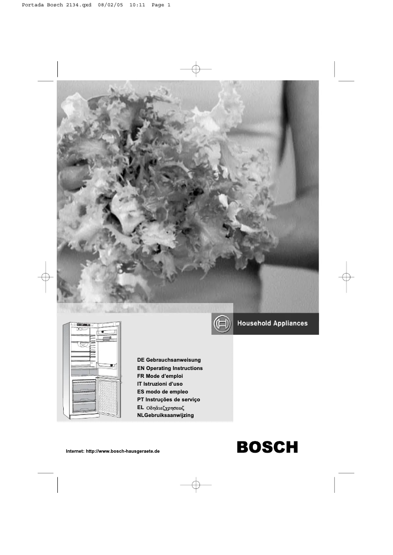 Page 1 of the manual User Manual Bosch KGP36320