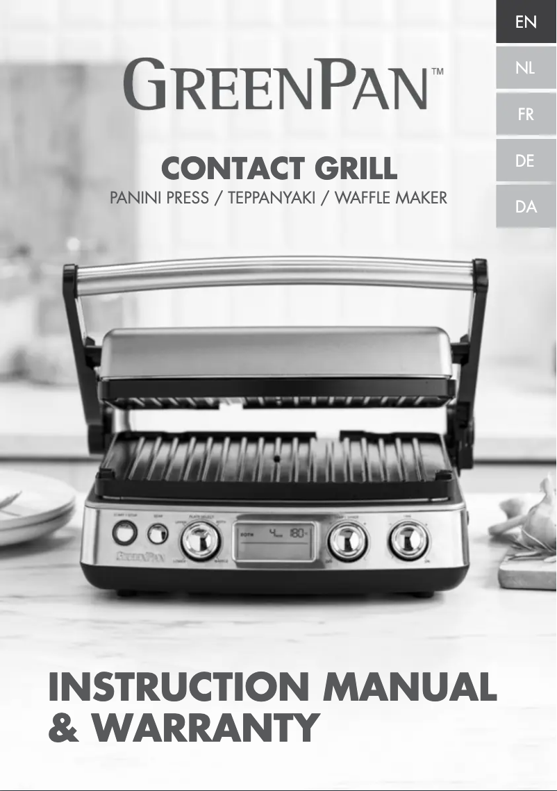 Page 1 de la notice Manuel utilisateur GreenPan CC006810