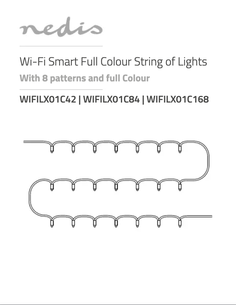 Page 1 de la notice Manuel utilisateur Nedis WIFILX01C84