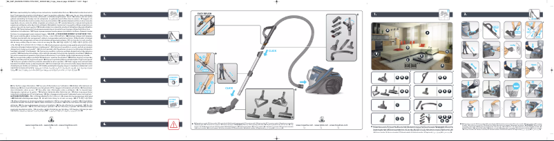 Page 1 de la notice Manuel utilisateur Rowenta Silence force 4A+ RO7695