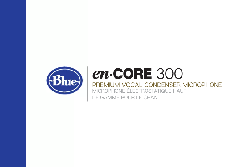 Página 1 del manual Manual de usuario Blue enCORE 300